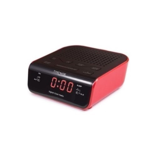 RADIO DESPERTADOR TIMEMARK CL512 ROJO
